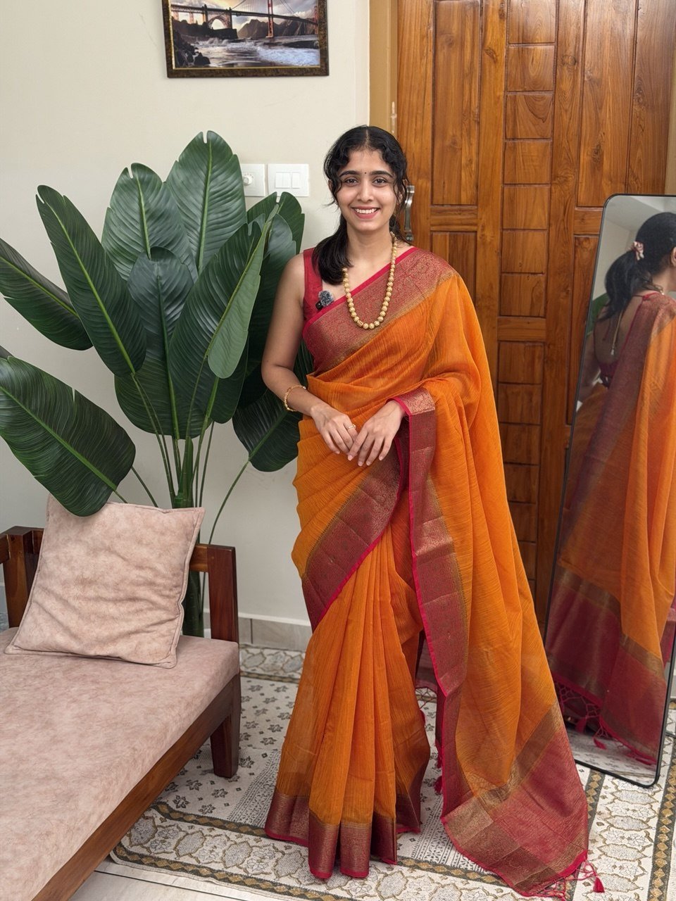 ANASWARA:PREMIUM LINEN JUTE SAREE - aurimo.inANASWARA:PREMIUM LINEN JUTE SAREE