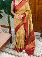 ARUNA:SEMI BANARASI SAREE - aurimo.inARUNA:SEMI BANARASI SAREE