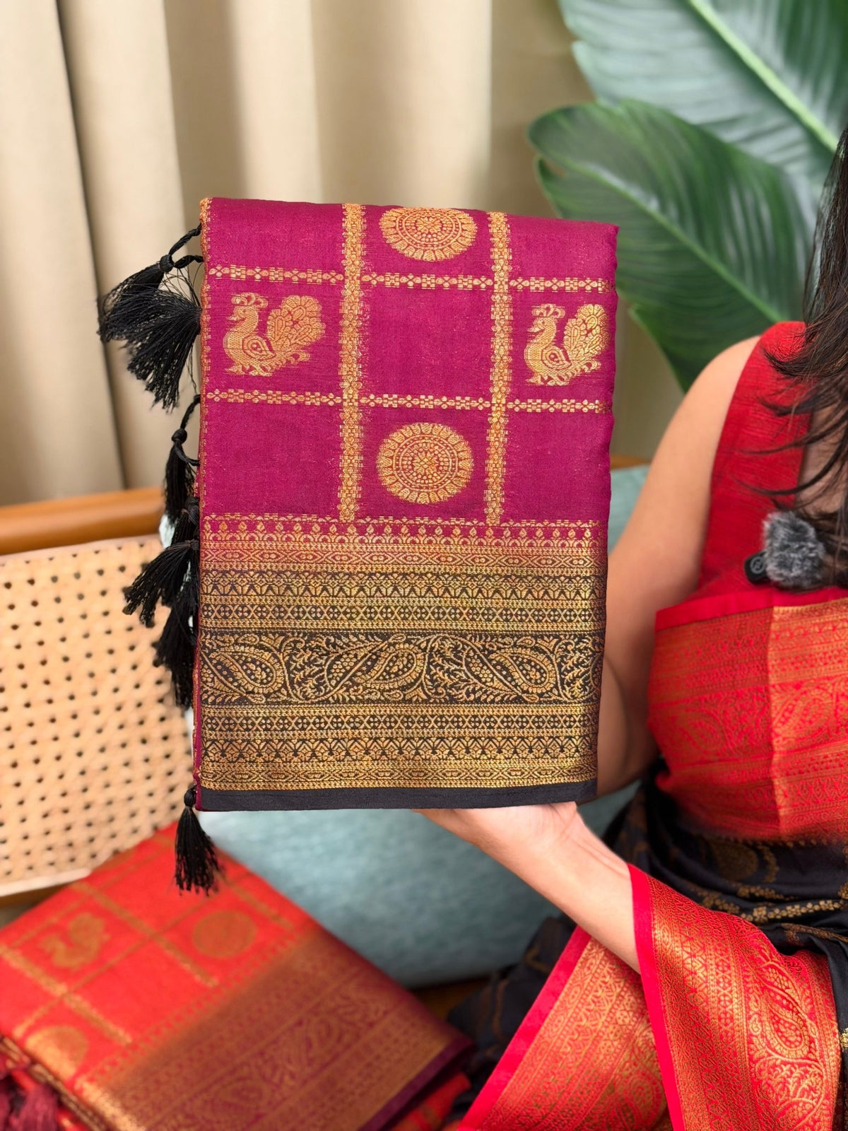 AYILYAM VADAMULLA:SEMI BANARASI SAREE - aurimo.inAYILYAM VADAMULLA:SEMI BANARASI SAREE
