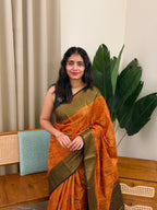 AYILYAM YELLOW:SEMI BANARASI SAREE - aurimo.inAYILYAM YELLOW:SEMI BANARASI SAREE