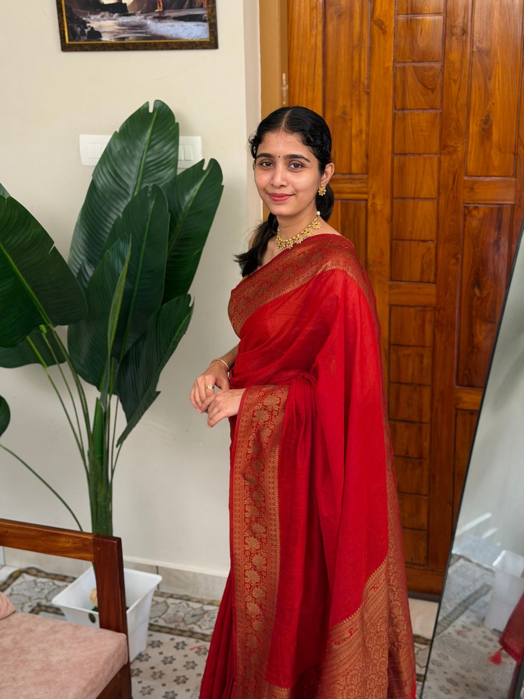DIANA: LINEN JUTE SAREE - aurimo.inDIANA: LINEN JUTE SAREE