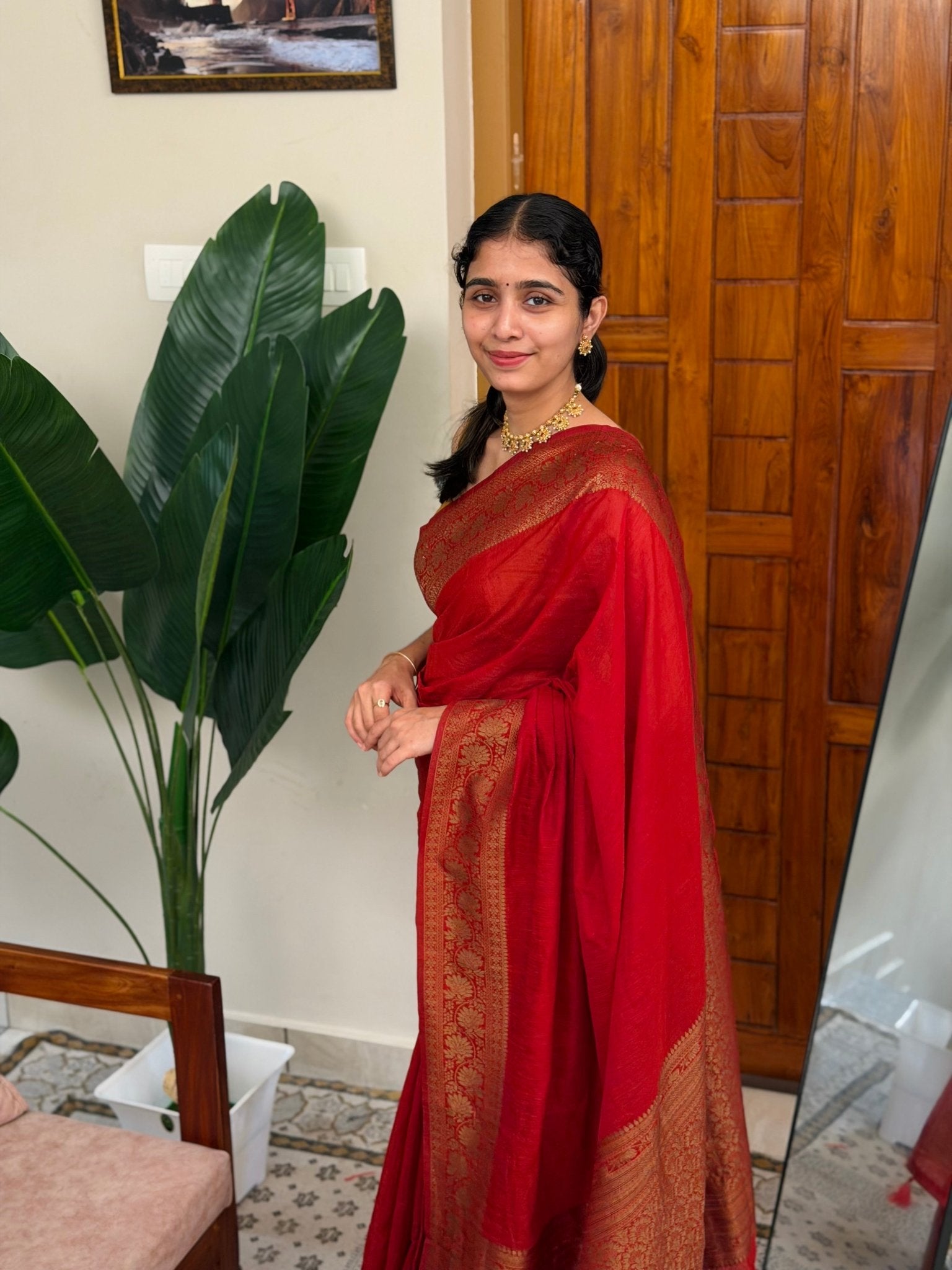 DIANA: LINEN JUTE SAREE - aurimo.inDIANA: LINEN JUTE SAREE