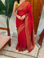 DIANA: LINEN JUTE SAREE - aurimo.inDIANA: LINEN JUTE SAREE