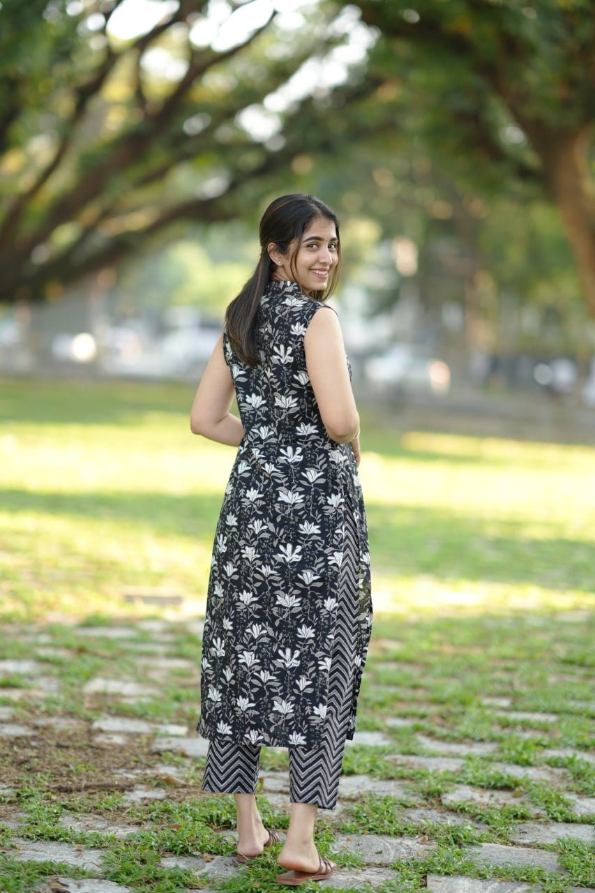 EMY BLACK:PREMIUM COTTON CORD SET - aurimo.inEMY BLACK:PREMIUM COTTON CORD SET