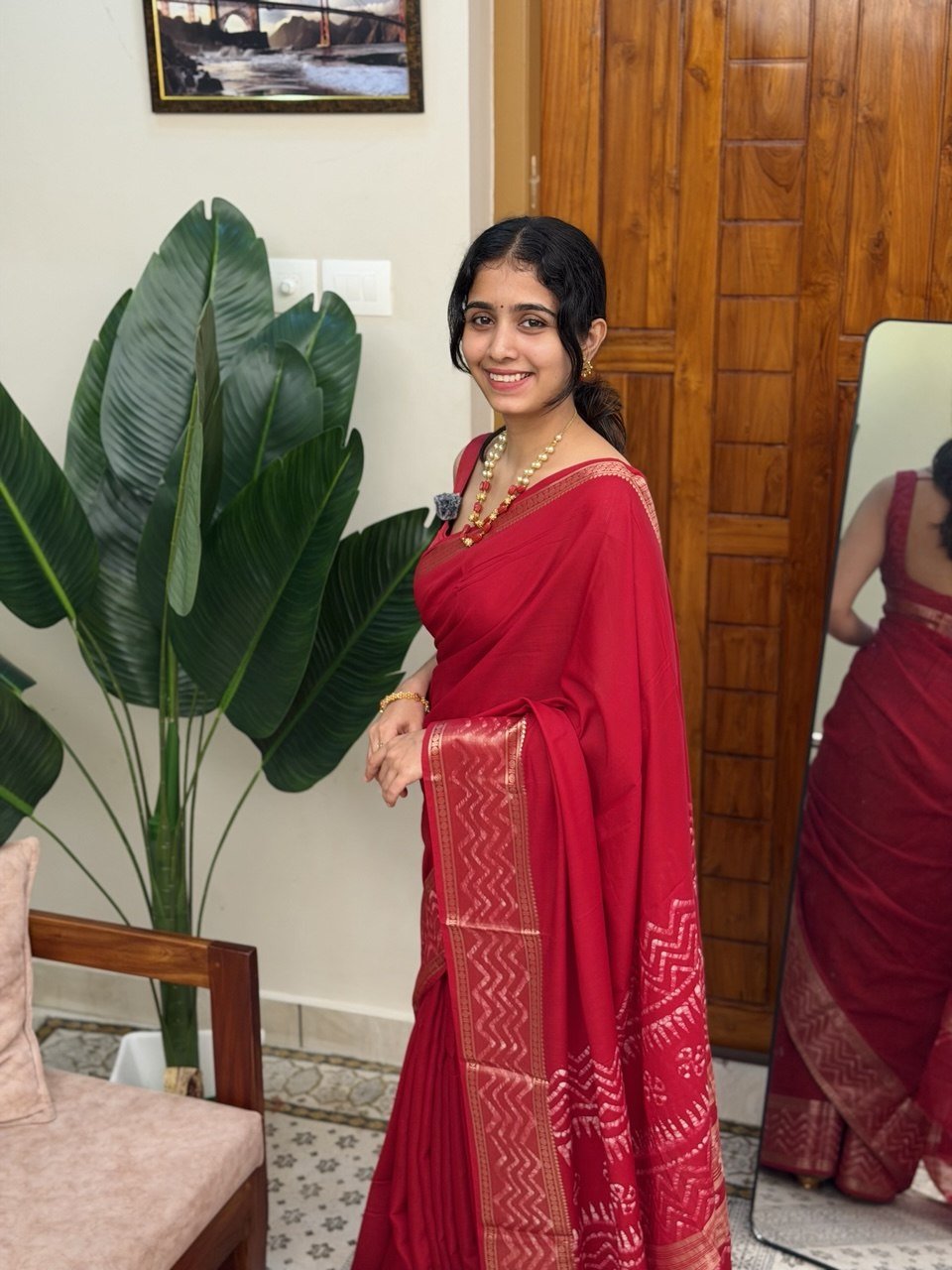 FIDA MAROON:SEMI DOLA SILK SAREE - aurimo.inFIDA MAROON:SEMI DOLA SILK SAREE