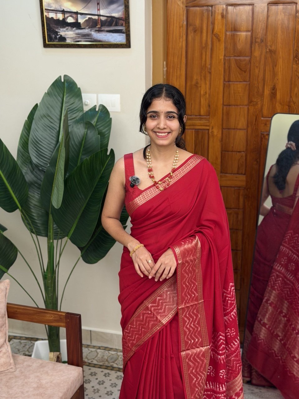 FIDA MAROON:SEMI DOLA SILK SAREE - aurimo.inFIDA MAROON:SEMI DOLA SILK SAREE