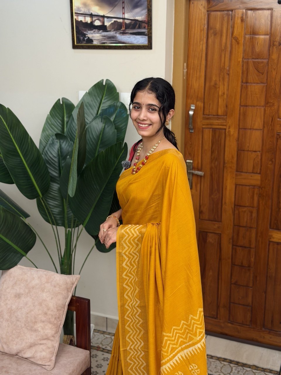 FIDA YELLOW:SEMI DOLA SILK SAREE - aurimo.inFIDA YELLOW:SEMI DOLA SILK SAREE