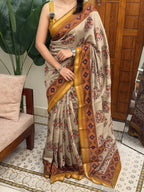 GAYATHRI YELLOW:CHANDERI SILK SAREE - aurimo.inGAYATHRI YELLOW:CHANDERI SILK SAREE