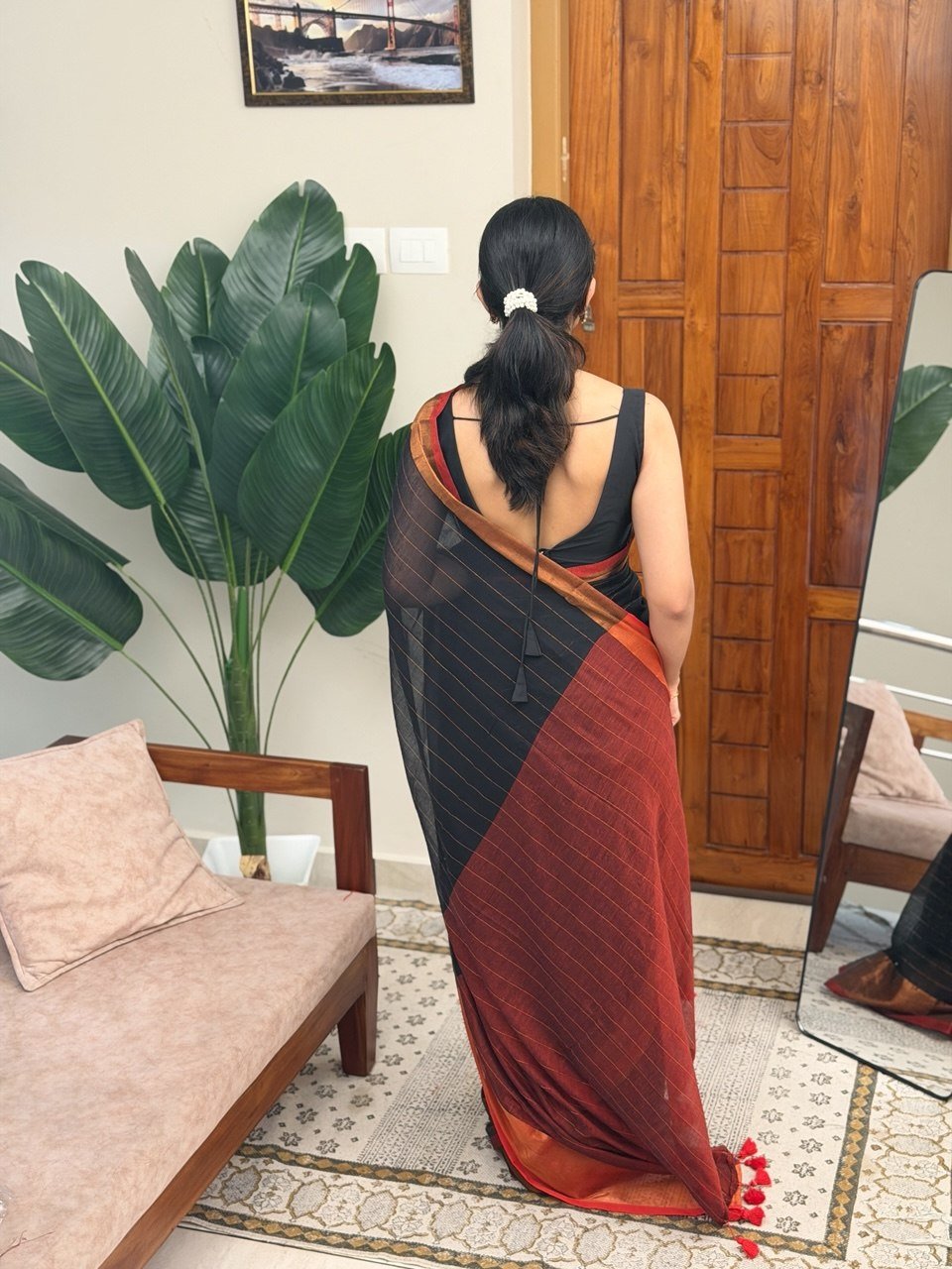 HIMALAYA:MUL COTTON SAREE - aurimo.inHIMALAYA:MUL COTTON SAREE