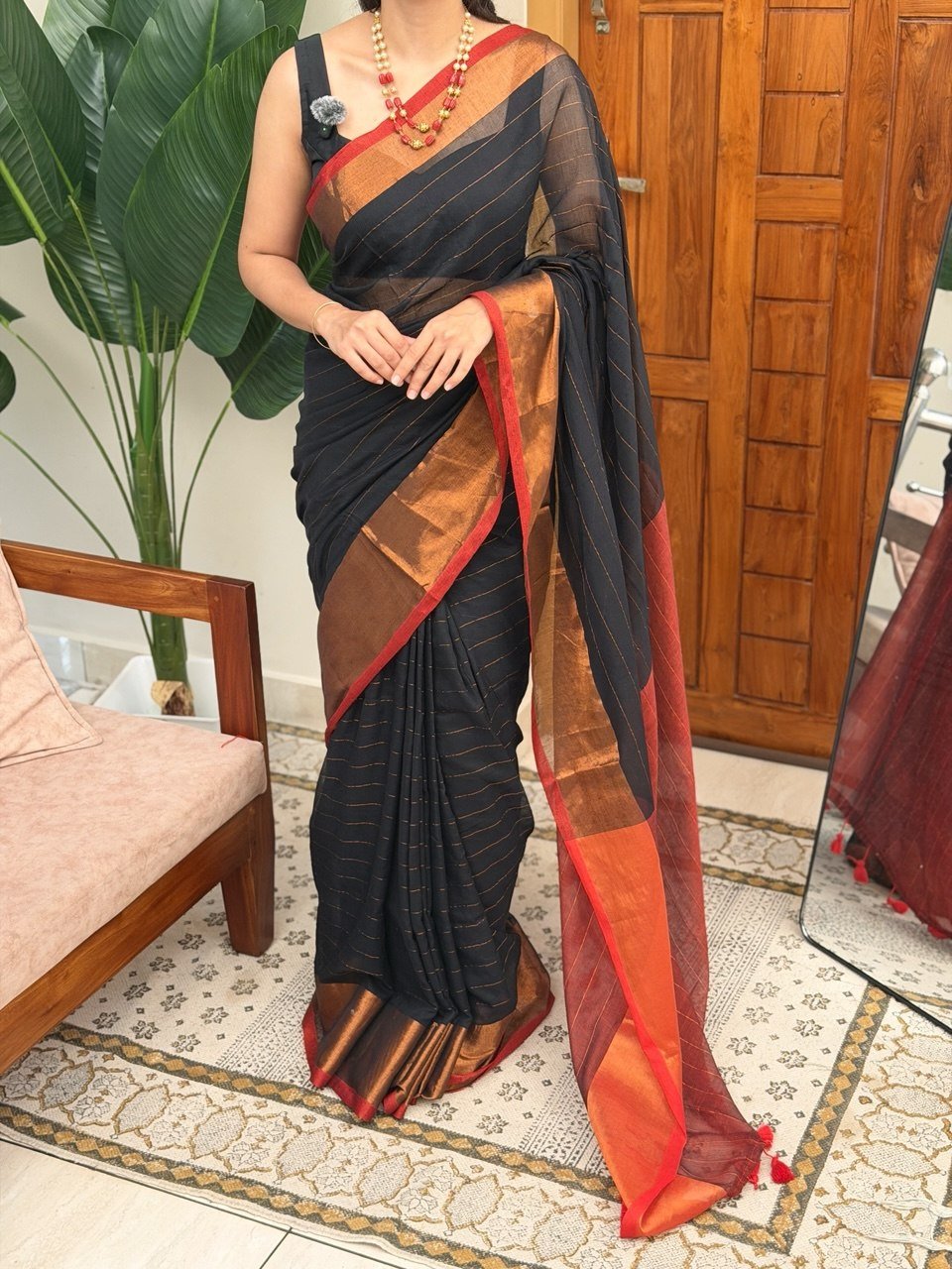 HIMALAYA:MUL COTTON SAREE - aurimo.inHIMALAYA:MUL COTTON SAREE