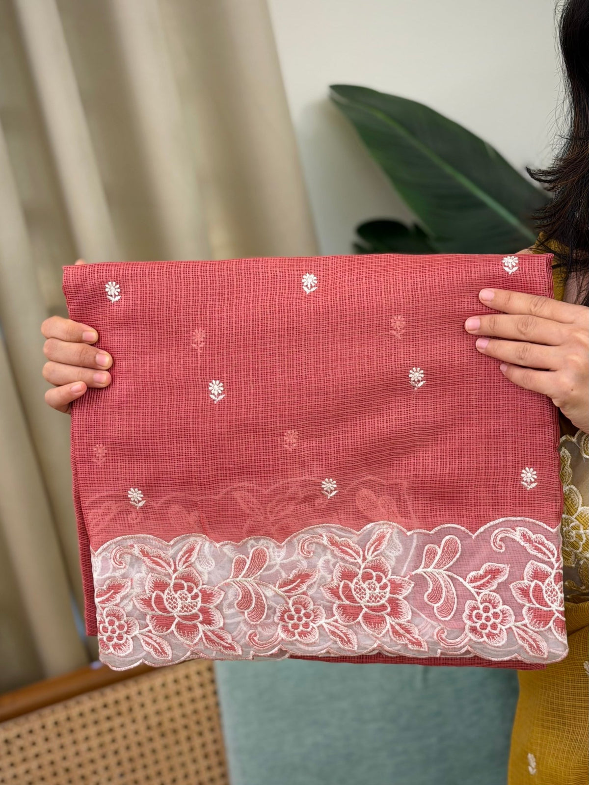INDULEKHA PINK:PREMIUM NET KOTA SAREE - aurimo.inINDULEKHA PINK:PREMIUM NET KOTA SAREE