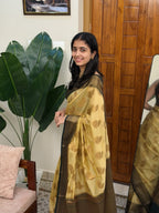 JYOTHY GREEN:SEMI BANARASI SAREE - aurimo.inJYOTHY GREEN:SEMI BANARASI SAREE