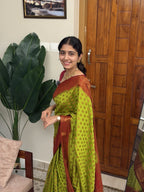 KAJAL:SEMI BANARASI SAREE - aurimo.inKAJAL:SEMI BANARASI SAREE