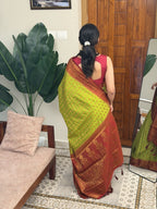 KAJAL:SEMI BANARASI SAREE - aurimo.inKAJAL:SEMI BANARASI SAREE
