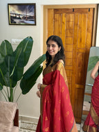 KARTHIKA REDDISH PINK:SOFT SILK SAREE - aurimo.inKARTHIKA REDDISH PINK:SOFT SILK SAREE