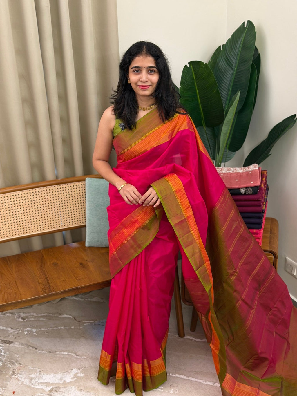 KASAVU RANI PINK :PURE KANJIPURAM SILK SAREE - aurimo.inKASAVU RANI PINK :PURE KANJIPURAM SILK SAREE