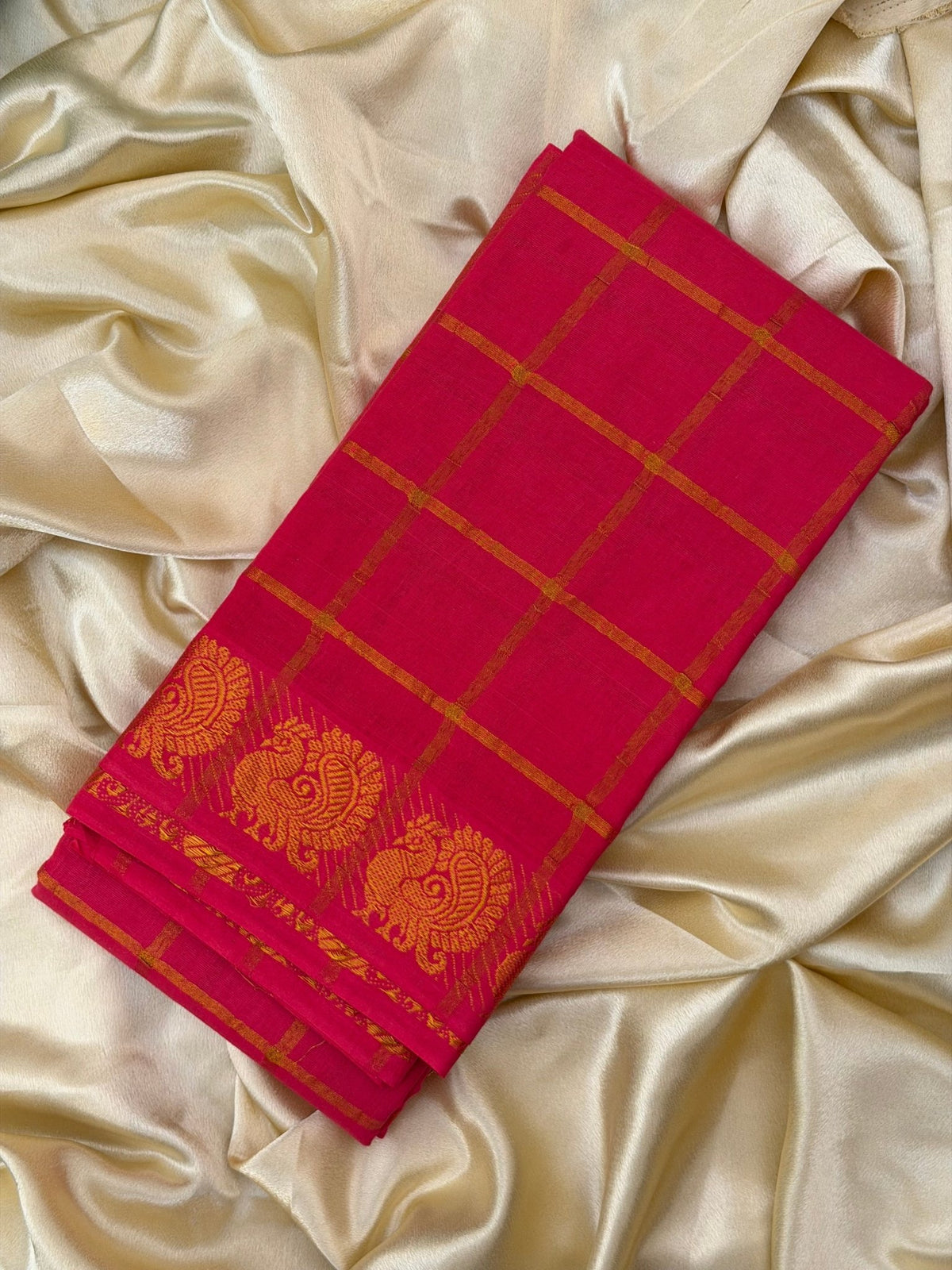 KAVERI LIGHT PINK:PREMIUM MADURAI SUNGUDI COTTON SAREE - aurimo.inKAVERI LIGHT PINK:PREMIUM MADURAI SUNGUDI COTTON SAREE