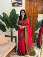 KEERTHY:PREMIUM LINEN JUTE SAREE - aurimo.inKEERTHY:PREMIUM LINEN JUTE SAREE