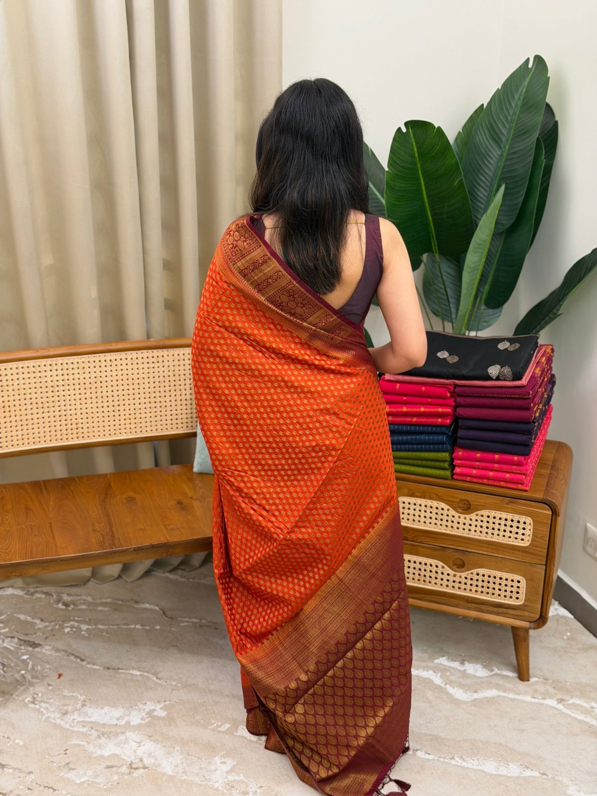 LAILA:SEMI GEORGETTE BANARASI SAREE - aurimo.inLAILA:SEMI GEORGETTE BANARASI SAREE