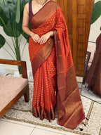 LEELA:SEMI BANARASI SAREE - aurimo.inLEELA:SEMI BANARASI SAREE