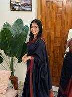 MADHU BLUE:SEMI BANARASI SAREE - aurimo.inMADHU BLUE:SEMI BANARASI SAREE