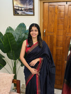 MADHU BLUE:SEMI BANARASI SAREE - aurimo.inMADHU BLUE:SEMI BANARASI SAREE