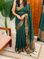 MANIKYA:PREMIUM LINEN JUTE SAREE - aurimo.inMANIKYA:PREMIUM LINEN JUTE SAREE