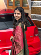 MAYA P:PREMIUM BROCADE SAREE - aurimo.inMAYA P:PREMIUM BROCADE SAREE
