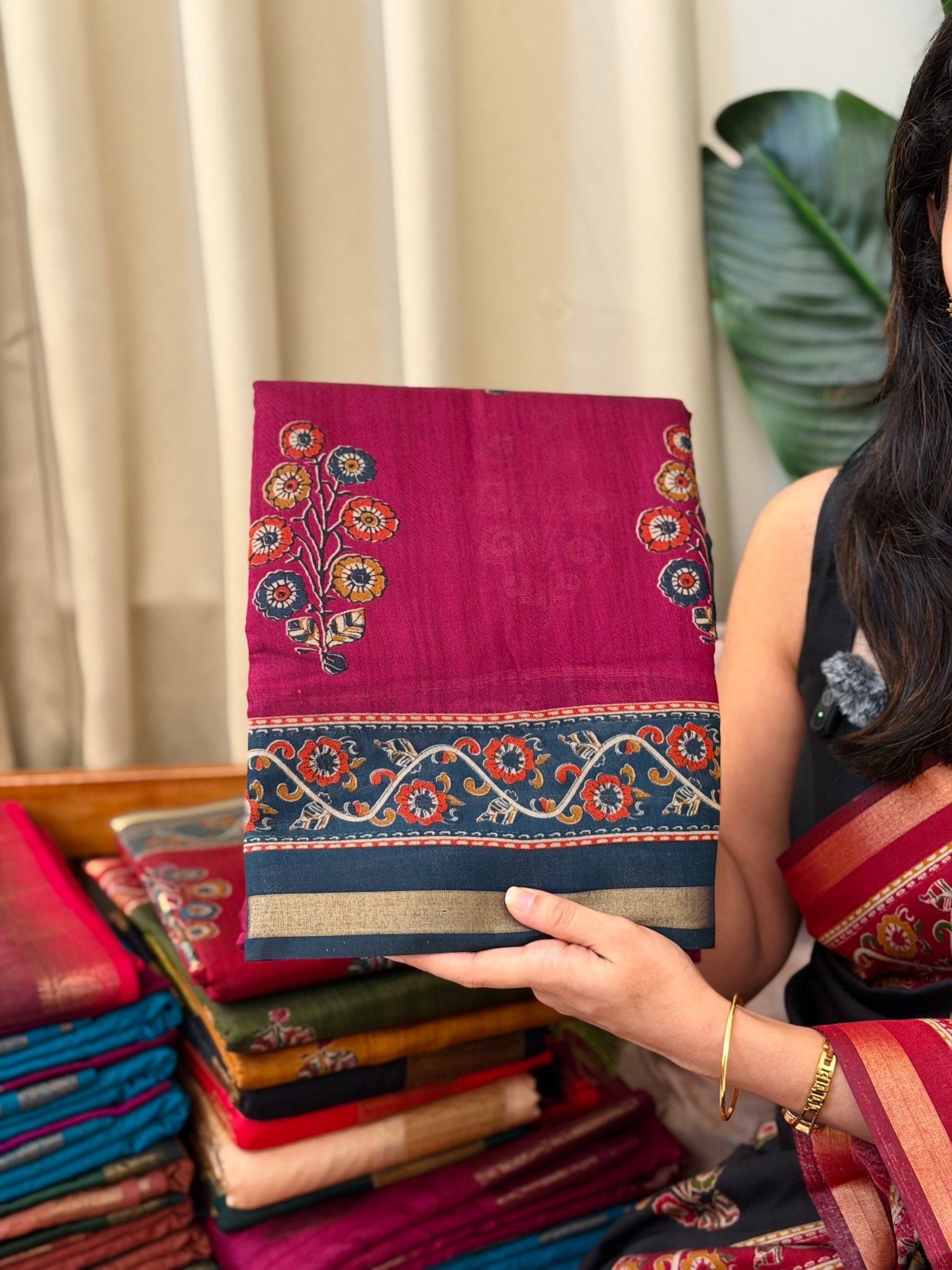 MILA VADAMULLA:CHANDERI SILK SAREE - aurimo.inMILA VADAMULLA:CHANDERI SILK SAREE