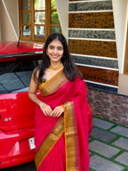 MUKHI:PREMIUM LINEN JUTE SAREE - aurimo.inMUKHI:PREMIUM LINEN JUTE SAREE