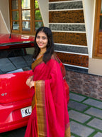 MUKHI:PREMIUM LINEN JUTE SAREE - aurimo.inMUKHI:PREMIUM LINEN JUTE SAREE