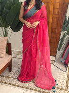 POORNIMA:MUL COTTON SAREE - aurimo.inPOORNIMA:MUL COTTON SAREE