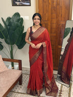 RANI: LINEN JUTE SAREE - aurimo.inRANI: LINEN JUTE SAREE