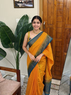 REVATHY:PREMIUM LINEN JUTE SAREE - aurimo.inREVATHY:PREMIUM LINEN JUTE SAREE
