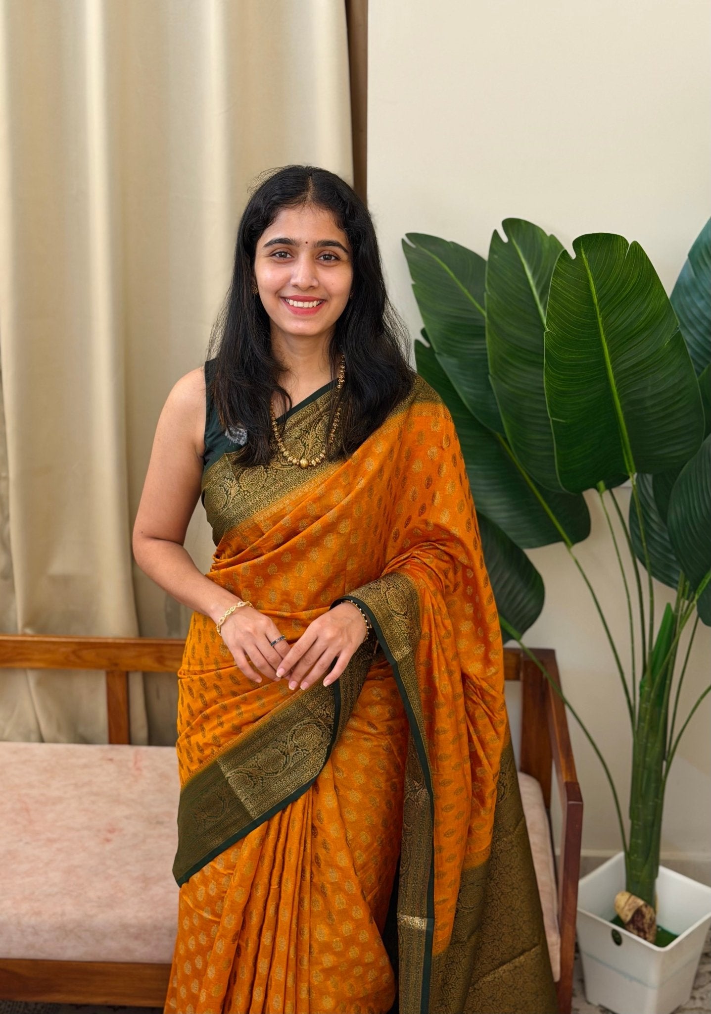 SHEELA:SEMI BANARASI SAREE - aurimo.inSHEELA:SEMI BANARASI SAREE
