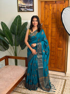 VEENA GREEN:PREMIUM JUTE SAREE - aurimo.inVEENA GREEN:PREMIUM JUTE SAREE