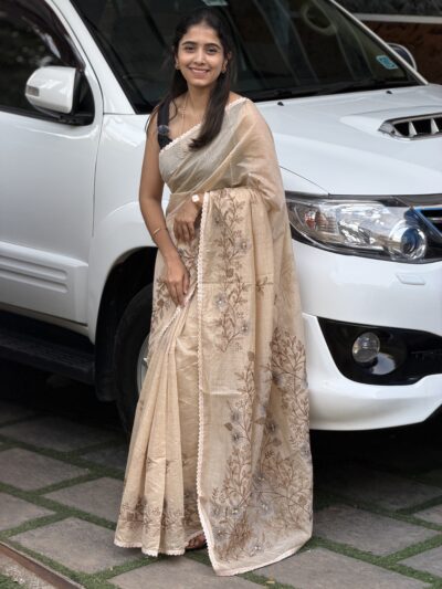 MALAR : CHANDERI COTTON SAREE