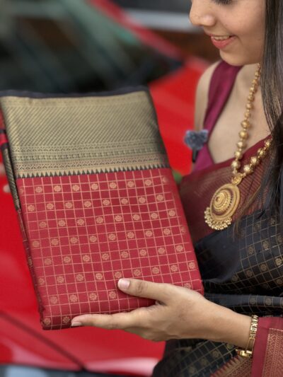 ALIA:PREMIUM BROCADE SAREE RED