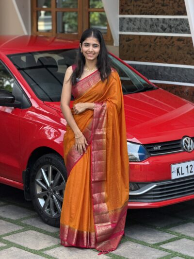 THARA : LINEN-JUTE SAREE