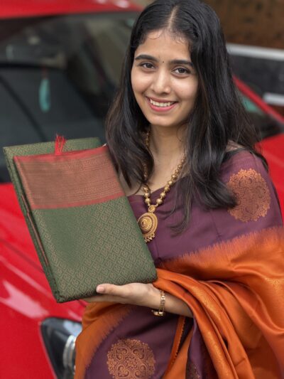 NOOR-SEMI BROCADE SAREE