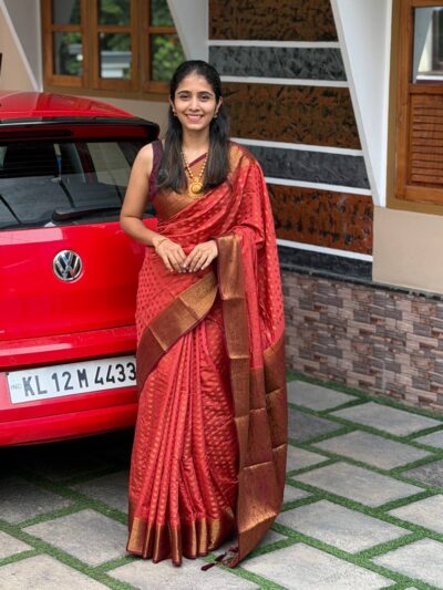 PRIYA:SEI:BANARASI SAREE PEACH