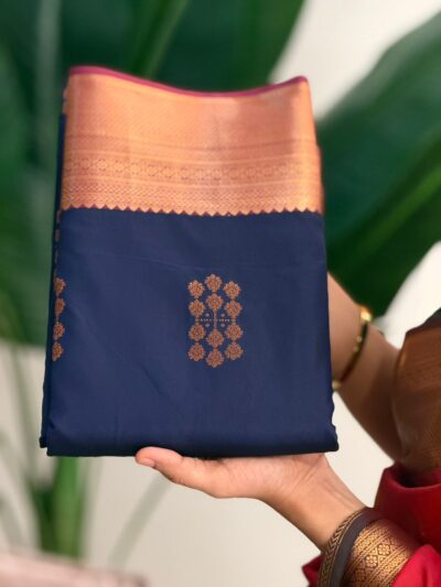 KARTHIKA:SOFT SILK SAREE BLUE