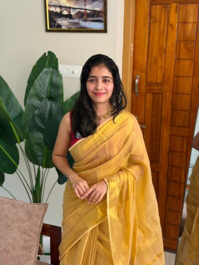 SWARNA:MUL TISSUE SAREE