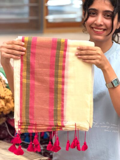 LAKSHMI:MUL COTTON SAREE